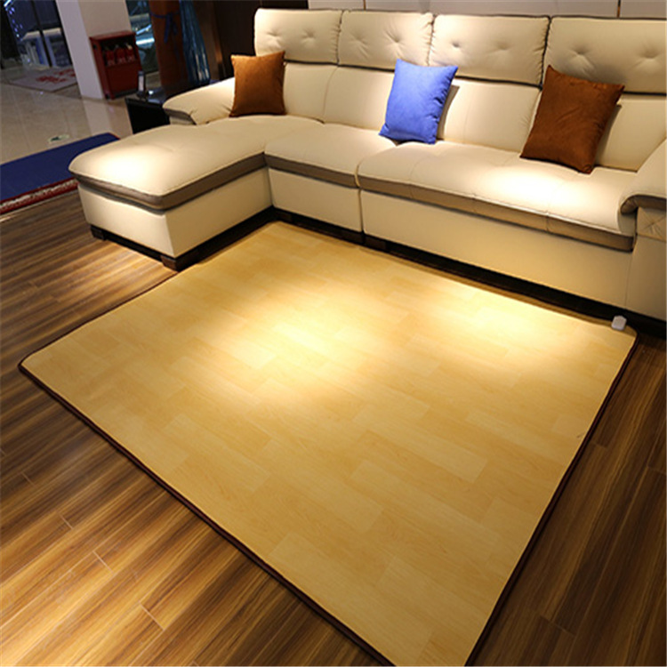 木纹色地毯